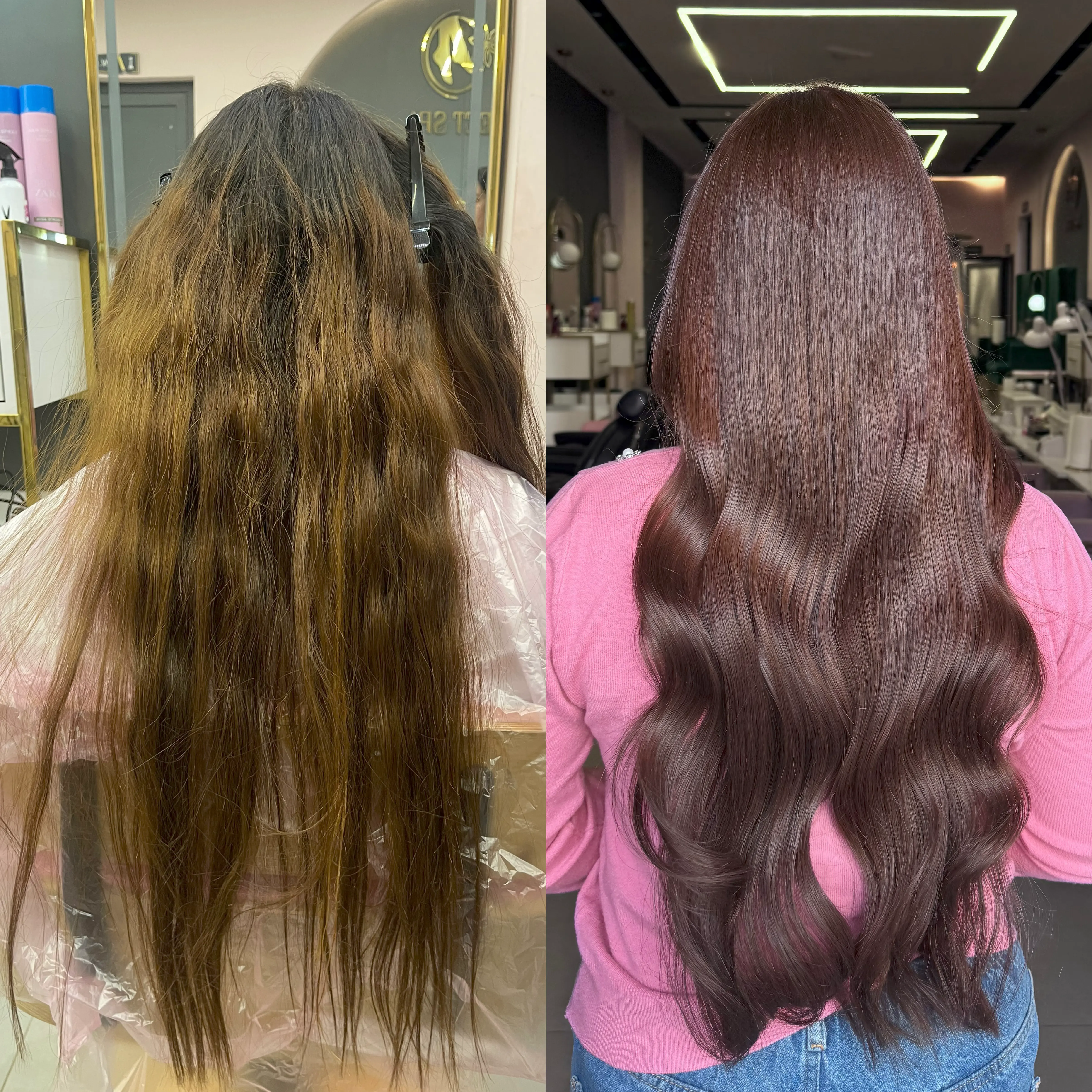 Hair color at Divine Beauty Salon