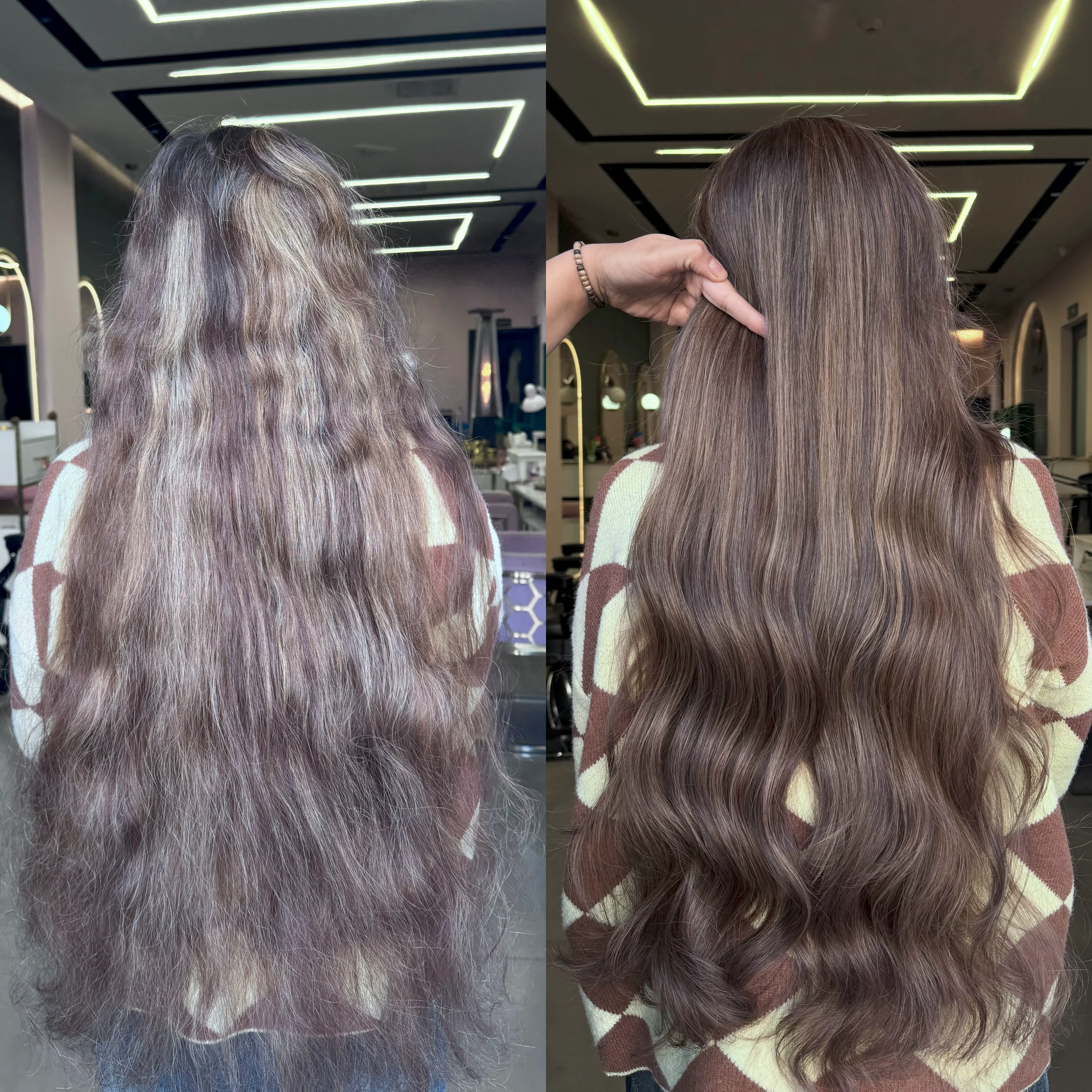 Hair color at Divine Beauty Salon