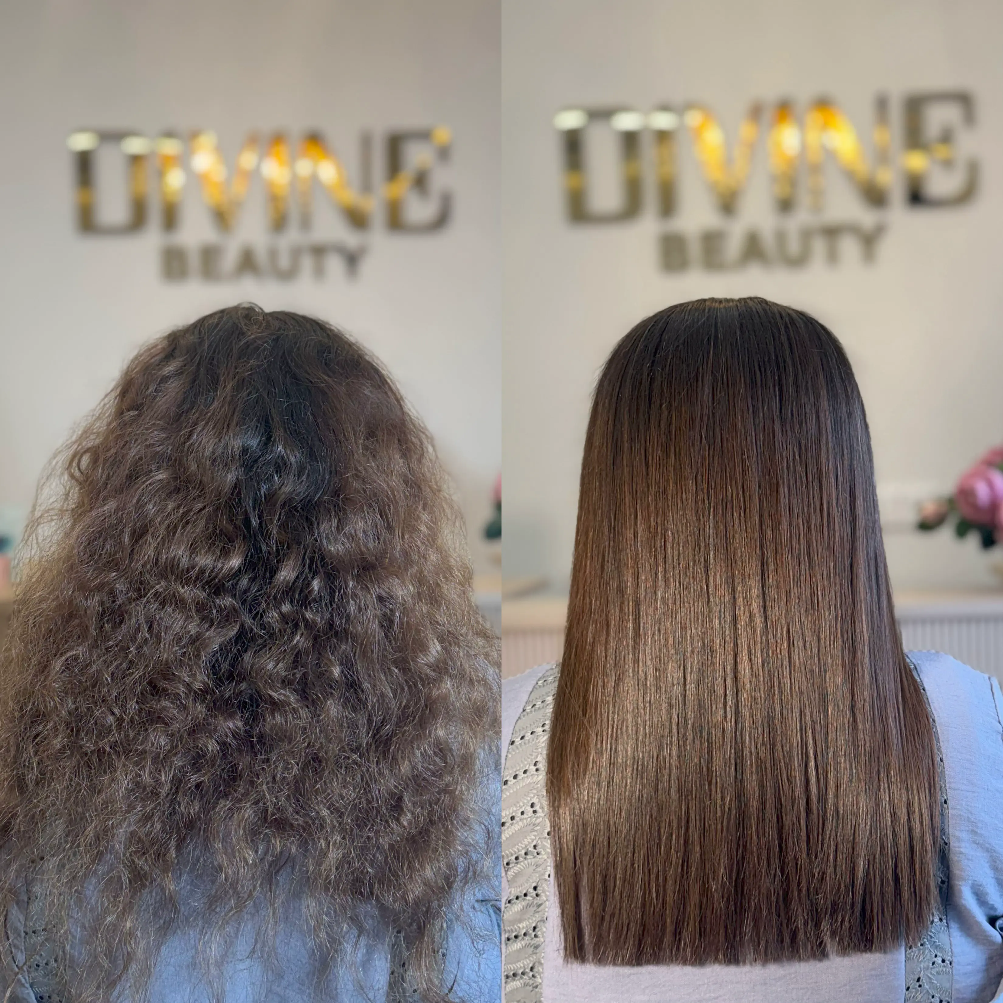 Hair treatment at Divine Beauty Salon