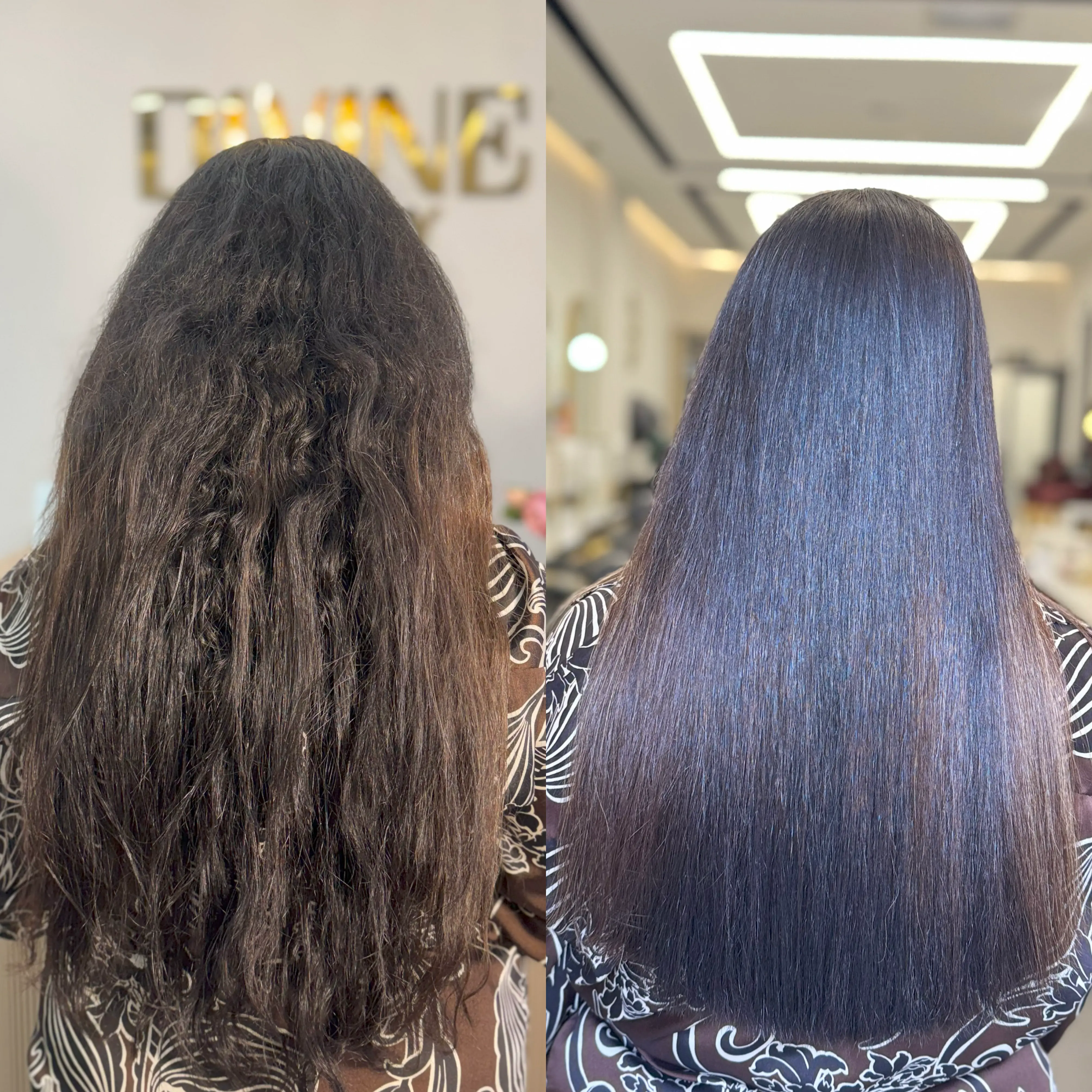 Hair treatment at Divine Beauty Salon