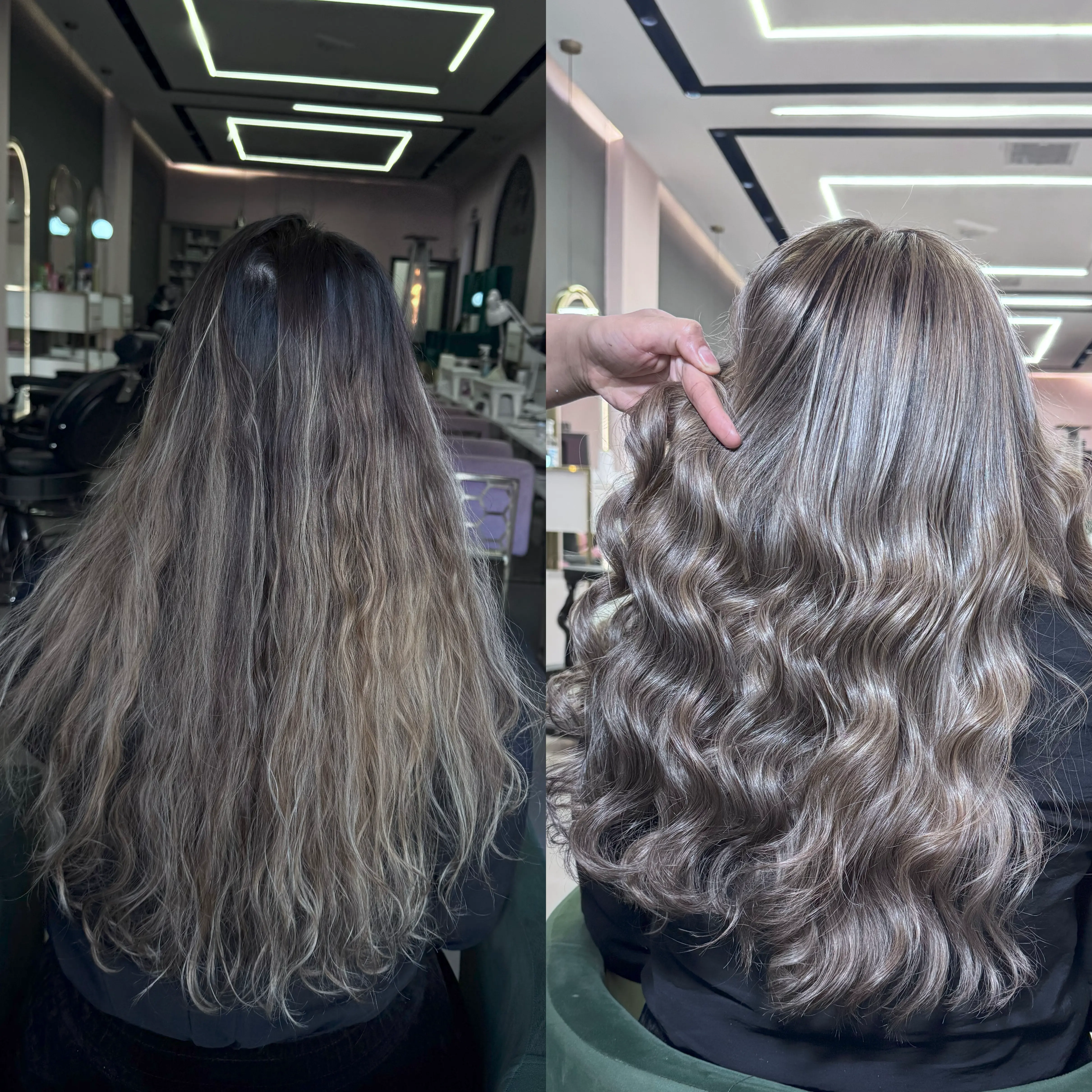 Hair highlights at Divine Beauty Salon