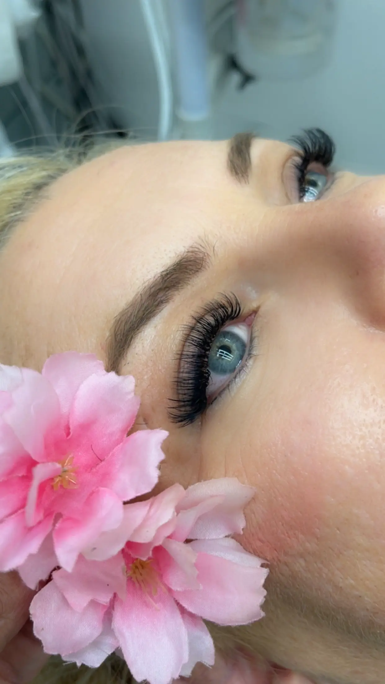 Lash service at Divine Beauty Salon